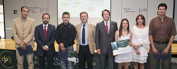 La Cátedra premia a Elena López y José Luis Romero