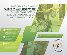 Talleres multideportivos para celebrar el día internacional de la discapacidad